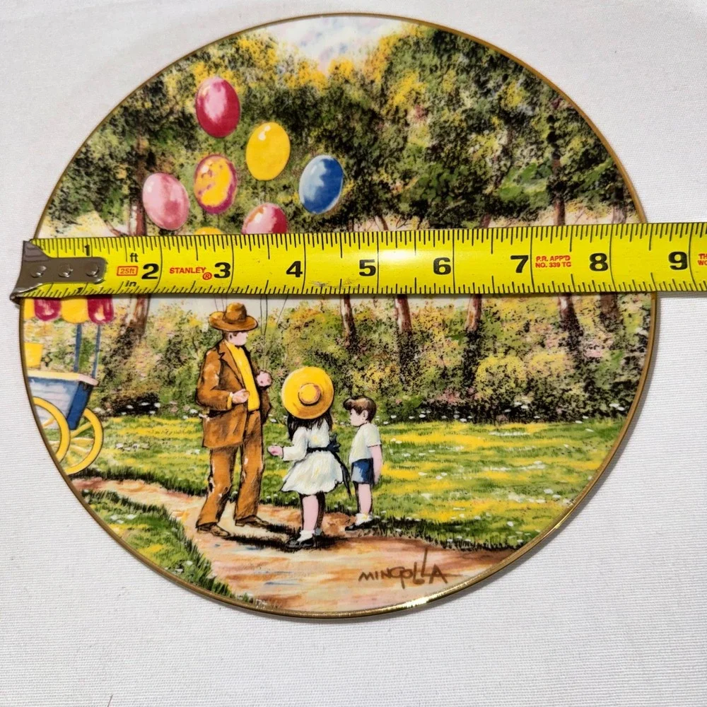 Dominic Mingolla The Balloon Man Collector Plate‎ Calhoun's Society 1979 Vintage